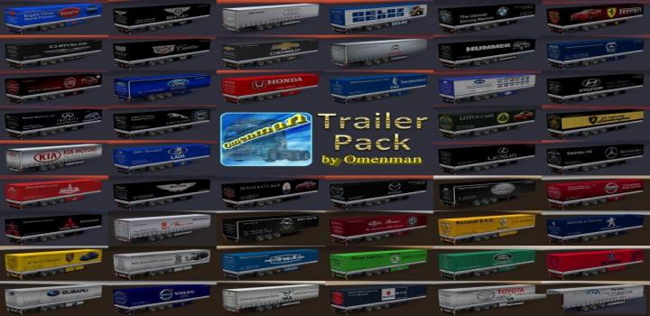 ETS2 - Trailer Pack Cars V1.02.01 (1.31.X) - Haulin, Ats, Ets2 Mods