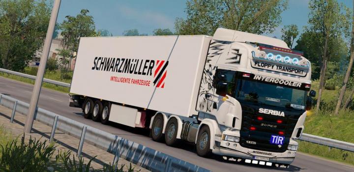 ETS2 - Schwarzmuller Trailer V1.0.0 (1.31.X) - Haulin, Ats, Ets2 Mods