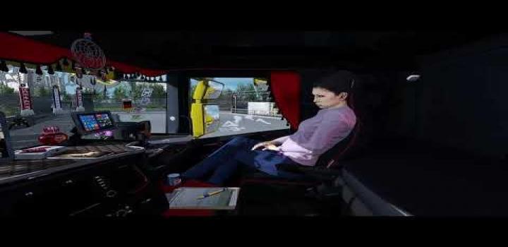 Ets2 Animated Female Passenger In Truck 132 Haulin Ats Ets2 Mods