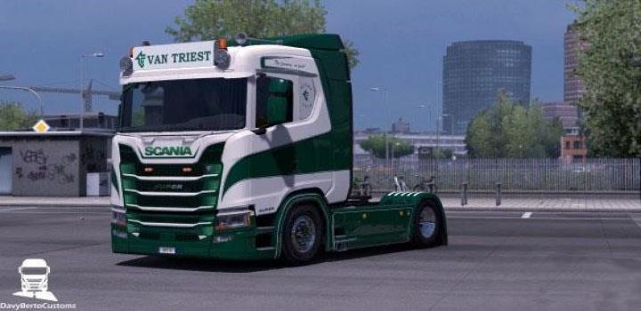 ETS2 Scania S Van Triest V2 (1.32.x) Truck Simulator