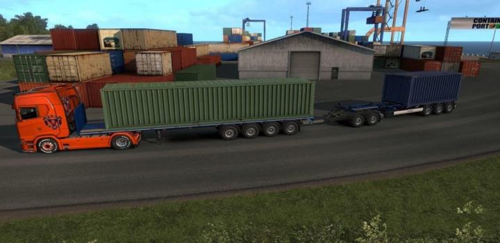 ETS2 - Flatbed With Krone Boxliner High Capacity Mp-Sp (1.34.x ...