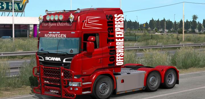 ETS2 - Scania Rjl Thor Bjorn Osterhus (1.34.x) - Haulin, Ats, Ets2 Mods