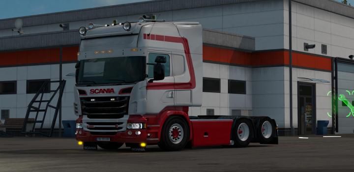 ETS2 - Scania Rjl Holland Style Skin (1.34.x) - Haulin, Ats, Ets2 Mods