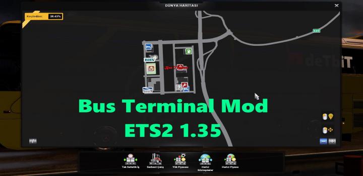euro truck simulator 2 bus mod + bus terminal v 1.18