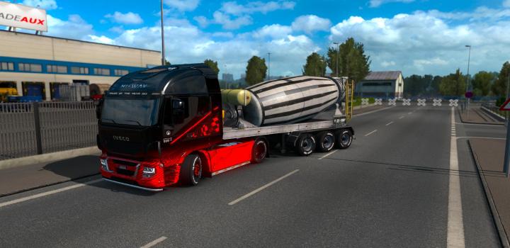 ETS2 - Ownership Cement Mixer For Multiplayer (1.35.x) - Haulin, Ats ...