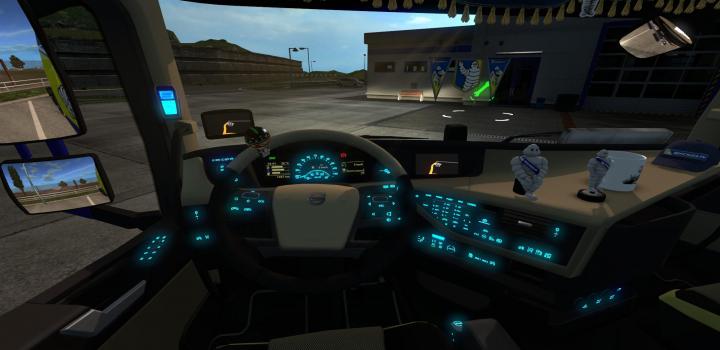 Ets2 Blue Interior Light V1 0 1 35 X Truck Simulator