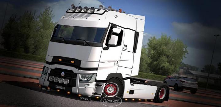 Ets2 Renault T Light Improvements Lowered Chassis V1 1 1 35 X Truck Simulator Mods Ets2 Ats Mods