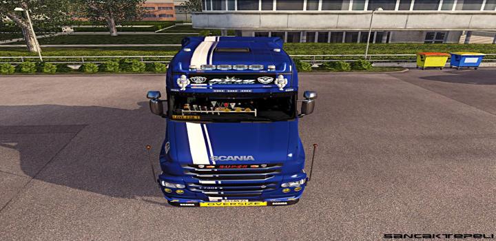 Ets2 Scania Rjl T Metallic Griffin Skin 1 36 X Truck Simulator Mods Ets2 Ats Mods