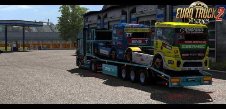 Ets2 Racer Trucks Transporter Ownable Trailer V1 1 36 X