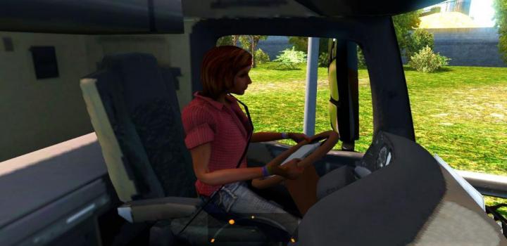 Ets2 Woman Driver V10 136x Haulin Ats Ets2 Mods