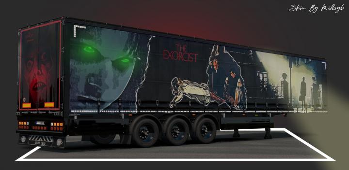 ETS2 - The Exorcist Trailer Skin 1 V1 (1.36.x) - Haulin, Ats, Ets2 Mods