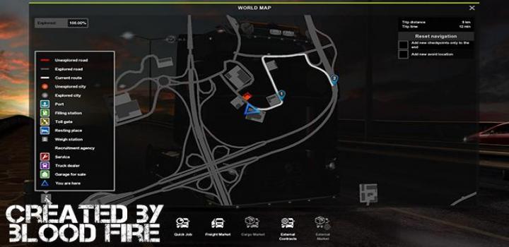 euro truck simulator 2 mod mapa y