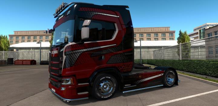 ETS2 - Phoenix Skin For Scania S V1 (1.36.x) - Haulin, Ats, Ets2 Mods