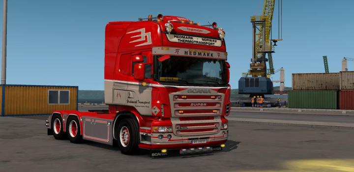 ETS2 - Scania Rjl 4S & 5S Skinpack / Hedmark Transport V3.0 (1.37.x ...