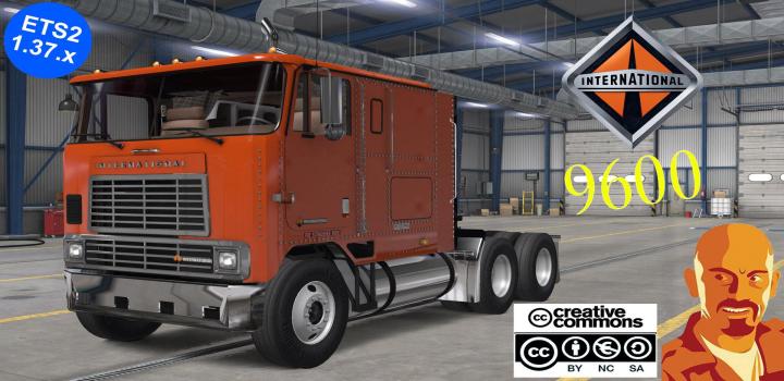 ETS2 - International 9600 Reworked Truck (1.37.x) - Haulin, Ats, Ets2 Mods