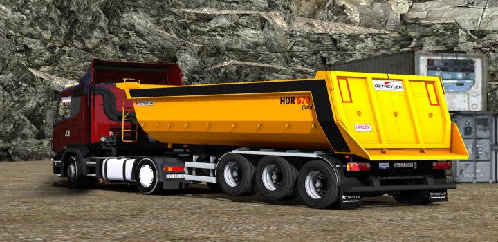 Ets2 Ownable Oztreyler Damper Trailer 1 37 X Truck Simulator Mods Ets2 Ats Mods