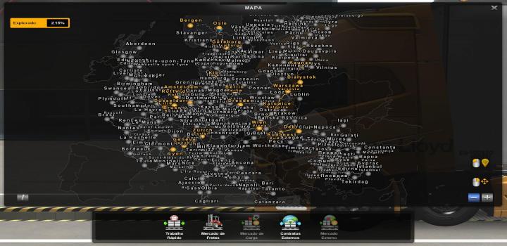 ETS2 - Ultra Zoom Map (1.38.x) - Haulin, Ats, Ets2 Mods