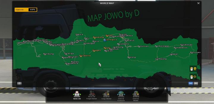 ETS2 - Jowo Map V7.2 Indonesian Map (1.38.x) - Truck ...