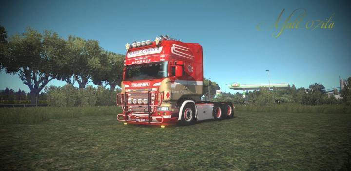 Ets2 Ronny Ceusters Scania R Rjl Skin 1 38 X Truck Simulator Mods Ets2 Ats Mods