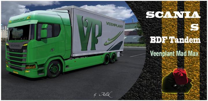 ETS2 - Bdf Tandem Veenplant Mad Max V1 (1.38.x) - Haulin, Ats, Ets2 Mods