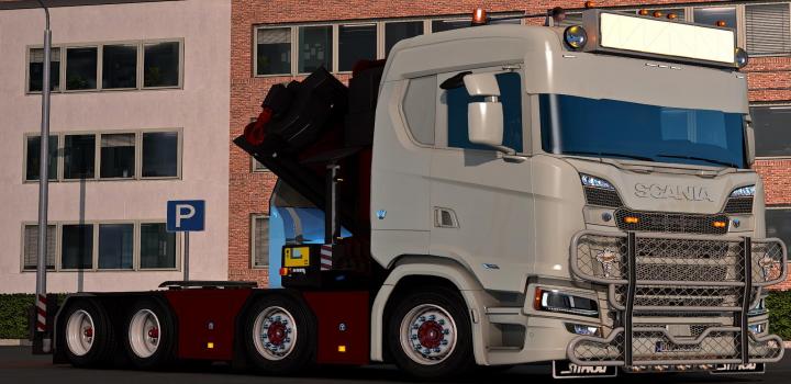 ETS2 - Scania Ng Cranechassi V1.0 (1.38.x) - Haulin, Ats, Ets2 Mods