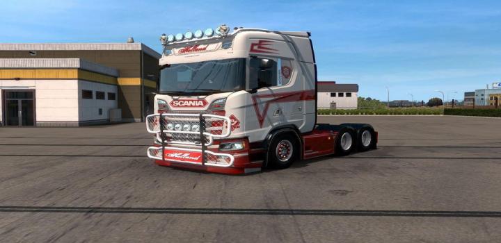 ETS2 - Holland Skin Red & White V1 (1.39.x) - Haulin, Ats, Ets2 Mods