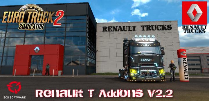 Ets2 Renault T Addons V2 2 1 39 X Truck Simulator Mods Ets2 Ats Mods