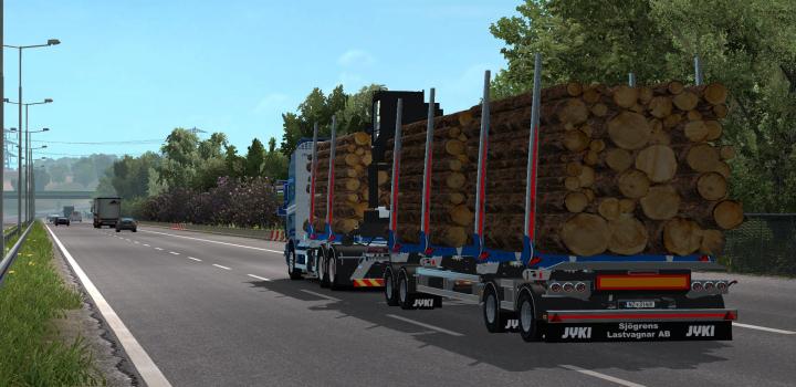 ETS2 - Timber Chassis Addon for Rjl (1.39.x) - Haulin, Ats, Ets2 Mods