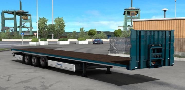 Ets Krone Megaliner Hd Flatbed X Haulin Ats Ets Mods