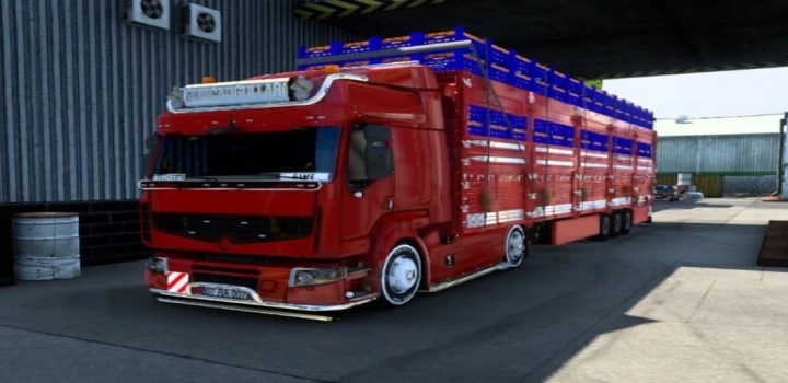 Renault Premium Hal Trailer Ets2 1 40 Truck Simulator Mods Ets2 Ats Mods