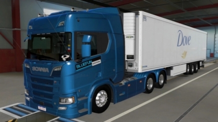 Scs Trailer Krone Cool Liner Dove Skin V1.0 ETS2 (1.43.x) - Haulin, Ats ...