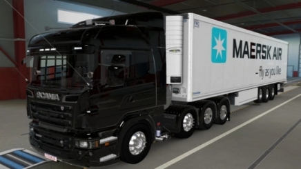 Scs Trailer Krone Cool Liner Maersk Air Skin V1.0 ETS2 (1.43.x ...