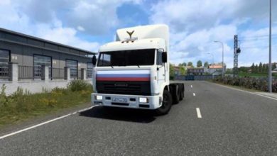 Kamaz 54115 from The Series Truckers ETS2 (1.43.x) - Haulin, Ats, Ets2 Mods