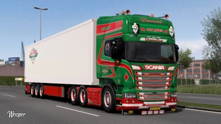 Scania Rjl Jan Mues Skin Pack V1.0 ETS2 (1.43.x) - Haulin, Ats, Ets2 Mods