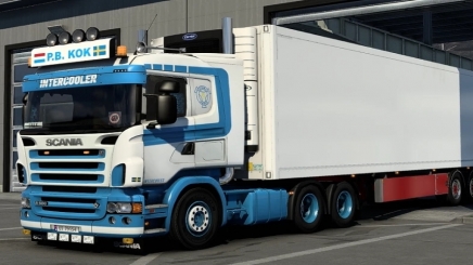 Scania Rjl P.b. Kok R500 Skin ETS2 (1.44) - Haulin, Ats, Ets2 Mods