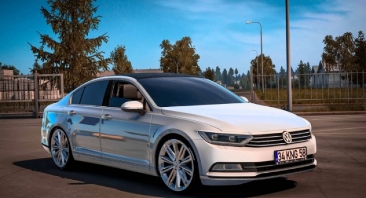 Volkswagen Passat B8 2017 ETS2 (1.44) - Haulin, Ats, Ets2 Mods