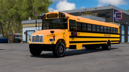 School Bus ATS (1.45) - Haulin, Ats, Ets2 Mods