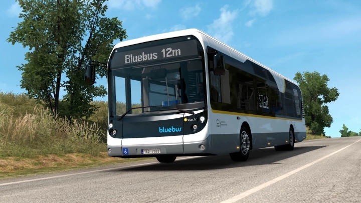 Bollore Bluebus Se V1.0.11.46 ETS2 (1.46) - Haulin, Ats, Ets2 Mods