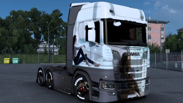 Scania Woman Skin 01 Ets2 146 Haulin Ats Ets2 Mods