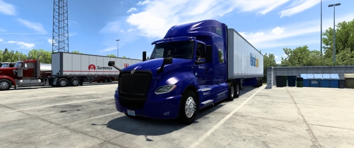 International Lt And Scs Trailer Walmart Skin For Truck And Trailer ATS ...