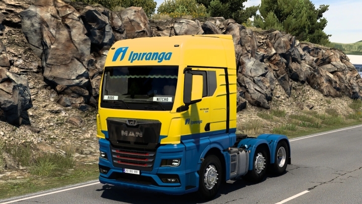 Man Tgx 2020 Ipiranga Skin V2.0 ETS2 (1.47) - Haulin, Ats, Ets2 Mods