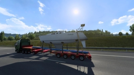 Multiple Trailers In Traffic ETS2 (1.47) - Haulin, Ats, Ets2 Mods