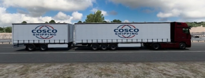 Real Company Double Trailers Traffic Pack V1.1 ETS2 (1.49) - Haulin ...