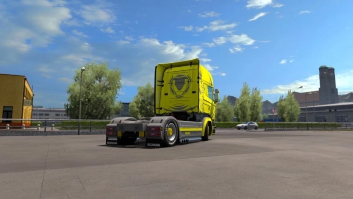 Scania Grey Yellow Rjl Skin ETS2 (1.49) - Haulin, Ats, Ets2 Mods