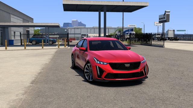 ATS 1.60 Cadillac CT5-V Black Wing 2022 V2.2 ATS Cadillac CT5-V Black Wing 2022 Front view 03