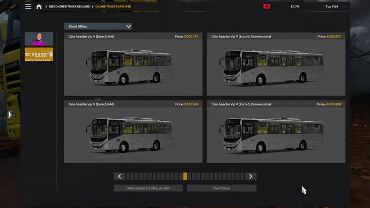 ETS2 1.56 – Caio Apache Vip V 1726 Bus ETS2 1.56 – Caio Apache Vip V 1726 Bus