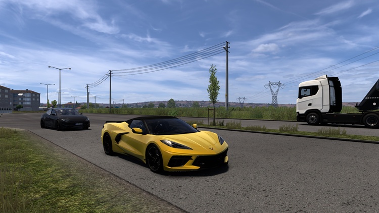 ETS2 1.56- Chevrolet Corvette C8 V1.2