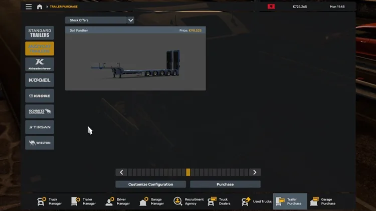 ETS2 1.56 – Doll Panther Overweight Trailer V1.5 ETS2 1.56 – Doll Panther Overweight Trailer V1.5