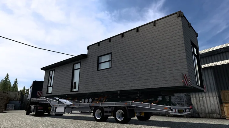 ETS2 1.56 – European Caravan Transport Trailer ETS2 1.56 – European Caravan Transport Trailer