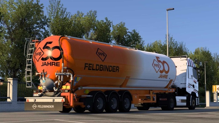 ETS2 1.56 – Feldbinder Trailer 50 Years Skin V1.0